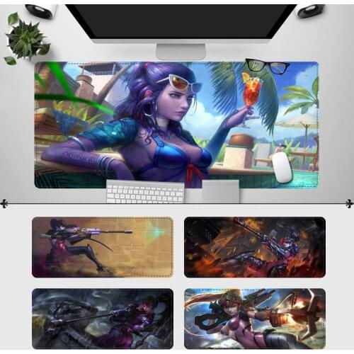 Pattern Widowmaker Gaming Mouse Pad PC Laptop Gamer Mousepad Anime Antislip Mat Keyboard Desk Mat For Overwatch/CS GO