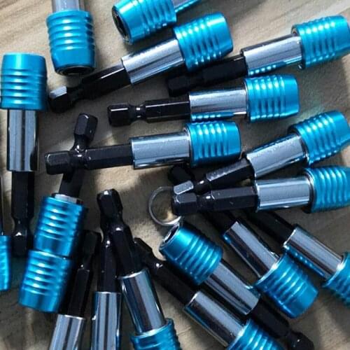 New Mayitr Quick Release Magnetic Screwdriver Bit Holder 1/4" Hex Shank 60mm Length Drill Bit Holders, 5pcs/lot