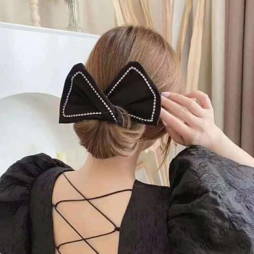 Fashionable Heart-shaped Smiley Face Zircon Hairpin Everyday Convenient Twist Hairpin Fashion Bow Girl Hair Accessories
