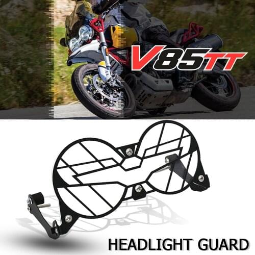 NEW For Moto Guzzi V85 TT Motorcycle Flipable Headlight Protector Grille Guard Cover V85TT V 85TT V 85 TT Accessories