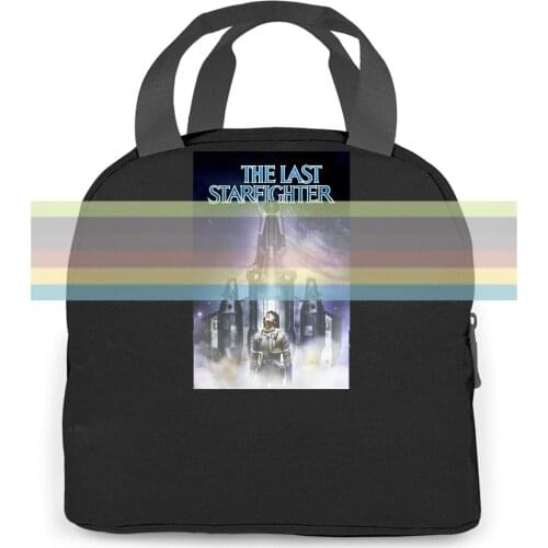 Last Starfighter 80s Retro Gamer Movie Classic Cult Space War Cool women men Portable insulated lunch bag adult