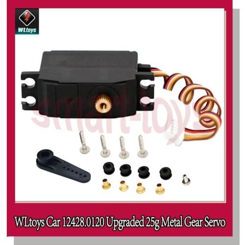 Wltoys 12428 Upgraded Servo 25g Metal Gear 12428-0120 Servo for Wltoys 12423 12428 RC Car Parts