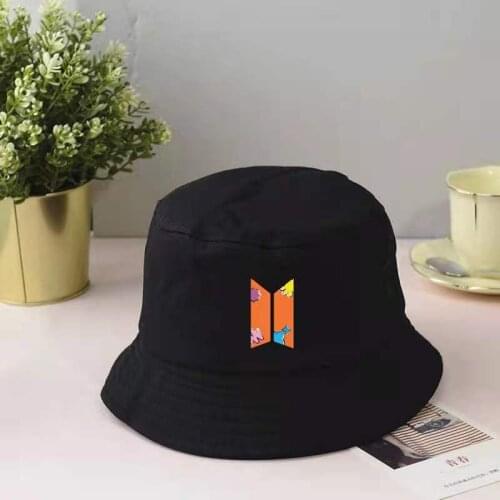 Bangtan Boys Hat Print Women Men Fisherman hat Fashion Sun hat