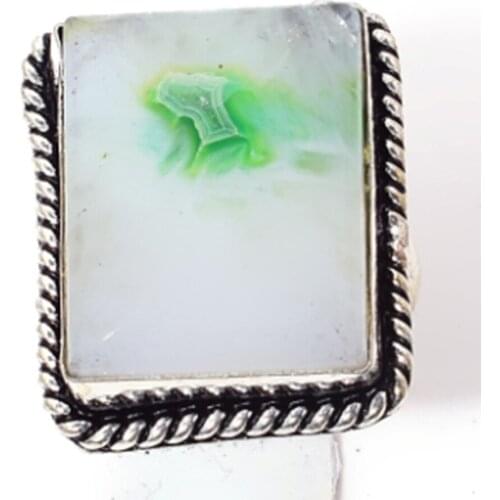 Solar Agate Silver Overlay over Copper , Size: 8.5 , R5462