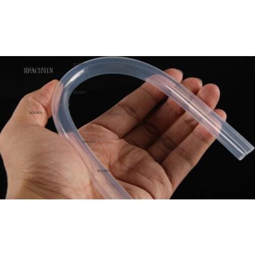 0.8mm ID 0.8x1.9 0.8x2.5 0.8x3 4mm FDA medical Food grade transparent silicone Rubber tube silica tubing Capillary silicon hose