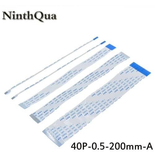 3pcs/lot New Type A 20cm 200mm FFC FPC 40pin 0.5 pitch Flat Ribbon Flex Cable 40 pins 20624 AWM 80C VW-1 60V Power Button