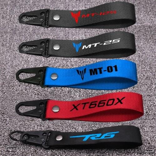 3D Key Holder Chain Collection Keychain for Yamaha MT125 MT25 MT01 XT660X/E R6S USA YZFR6 Universal Motorcycle Badge Keyring