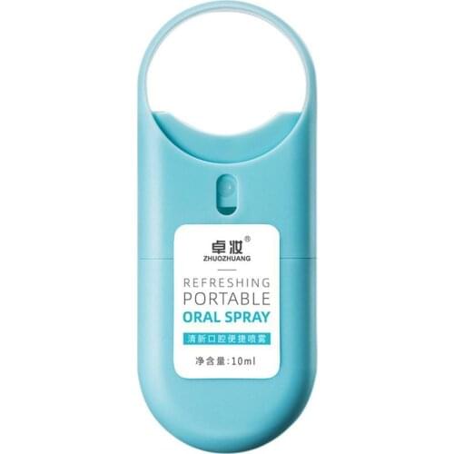 7.7ml Mini Pocket Cool Mint Oral Mist Spray Mouth Natural Flavoring Dental Bad Breath Remover Treatment Oral Fresh Spray