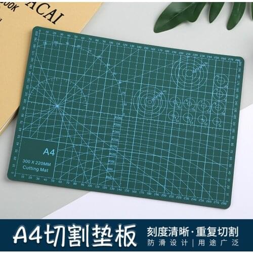 A4 PVC Cutting Mat Pad Patchwork Cut Pad DIY Tool Cutting Board Double-sided Self-healing