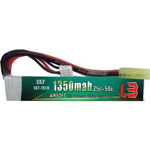 2017 DXF New Arrived Airsoft Gun Battery 11.1V 1350mAh 25C Max 50C 3S For Mini Airsoft gun RC Model Helicopter Quadcopter