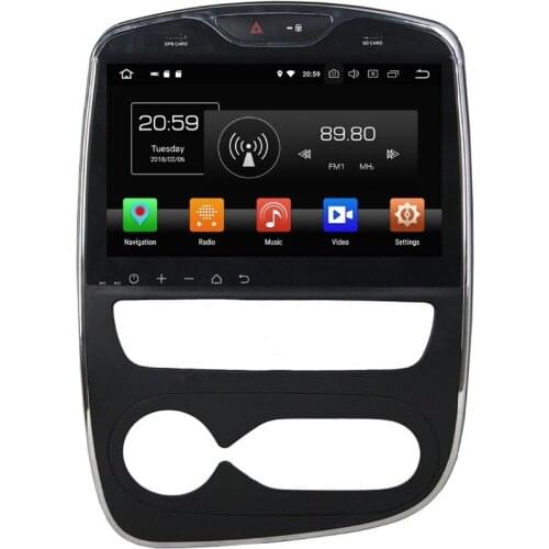 4GB RAM 10.1" Octa Core Android 8.0 Car Audio DVD Player for Renault Clio 2016 2017 2018 GPS Radio Bluetooth WIFI Mirror-link