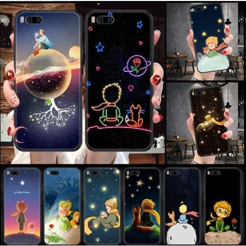 Cartoon The Little Prince Phone Case For Xiaomi Mi Note 8 9 10 11 9T 10T A3 Lite Pro Ultra black soft hoesjes painting back