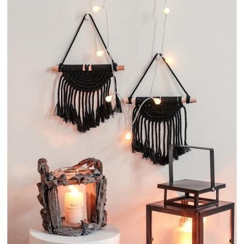 9 Colors Tapestry Wall Hanging Ornament Bohemian Room Art Macrame Woven Home Apartment Dorm Room DecorCraft