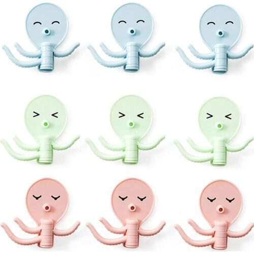 Hanger Hook Cartoon Octopus Shape Strong Adhesive Towel Hook Bathroom Nail-free Hat Hanger Home Storage Home Accessories