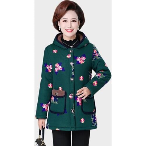 Top selling product in 2020 Women Cotton jacket Large size Winter Warm cotton clothing Plus velvet coat thick Free shipping 221