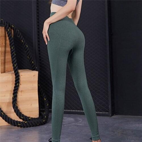 Seamless Legging Yoga Pants Sports Clothing Solid Color High Waist Full Length Workout Leggings For Fittness Yoga Leggings