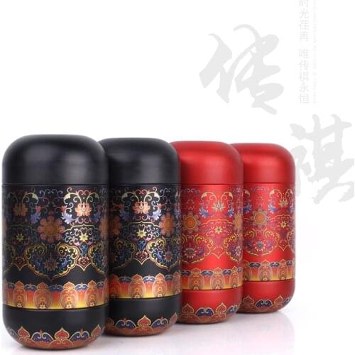 Metal Ashes Urn For Cremation Ash Holder Memorial of Human Pet Small Animals Iron Material Dog Cat Bird Funeral Casket Keepsake