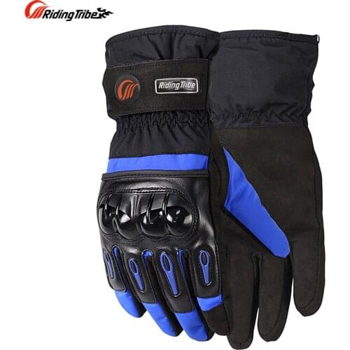 Motorcycle Gloves Winter Warm Touch Screen Waterproof Hands Protection Motorcycle Protective Gear Guards Gloves MTV-08