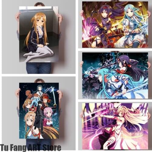 Sword Art Online Anime Diamond Painting Diamond Embroidery Full Square Drill Cross Stitch Kits Mosaic Kids Room Decoration