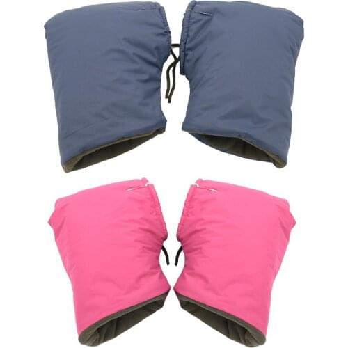 A Pair Motorcycle Waterproof Windproof Grip Handle Bar Muff Winter Warmer Thermal Cover Gloves Winter Thicken Warmer Gloves