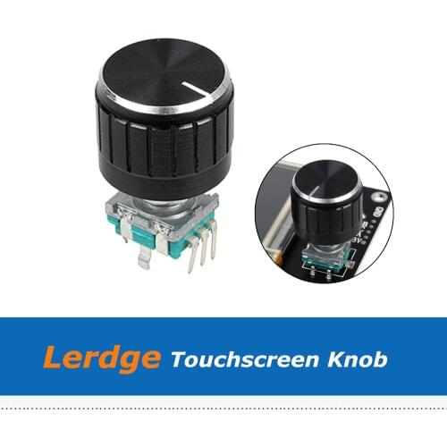 1pc Lerdge-X Lerdge-K Touch Screen Knob Module Rotary Switch With Button Cap for Lerdge Board 3D Printer Parts