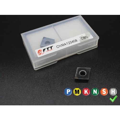 2PCS CNGA120408 CNMA120408 CNMG120408 CBN HRC>=50 External Turning Tools Carbide insert High quality Lathe cutter Tool