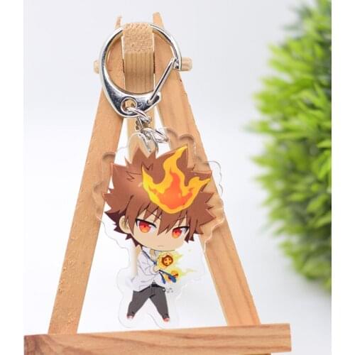 WL0955 Hitman Reborn! Keychain Acrylic Cartoon Keyring Accessories