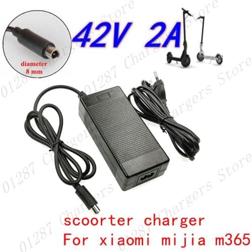 42V 2A Adapter Electric Scooter Charger for Xiaomi Mijia M365 Ninebot Es1 Es2 Electric Scooter Accessories Battery Charger