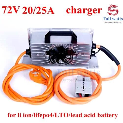 72V 30A 20A lithium battery charger 24S 87.6v 25A lifepo4 20S 84v li ion 30S 84v LTO charger 72V lead acid battery charger