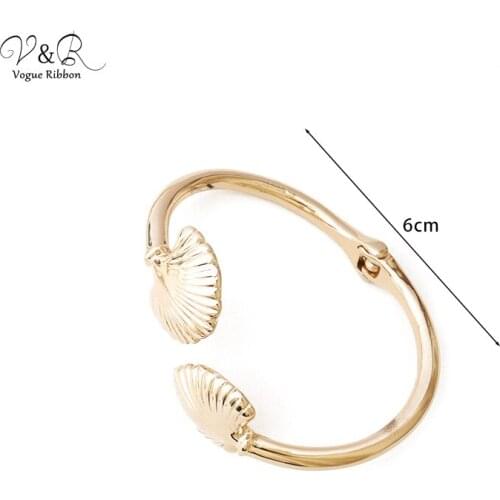 Gold Shell Bangle Bracelet Fashion Jewelry Open Bracelet Cuffs Gold Filled Bangle Nail Bridesmaid Boucle Doreille Femme 2020