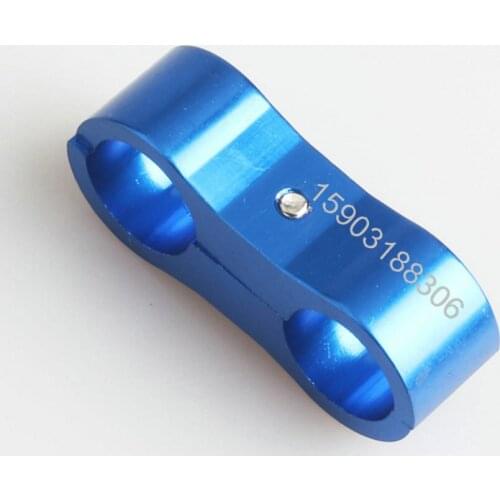 1PC AN10 billet oil fuel water hose turbo separator divider clamps for fuel oil hose 10 AN