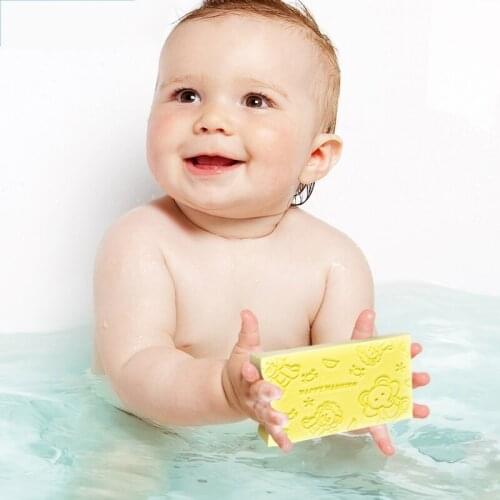 1 Pcs Child rubbing artifact Baby Sponge Exfoliating Massage Bath Towel Bathe Rubbing Towel To Dead Skin Bath Ball Multicolor