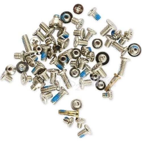 10Sets/lot Silver/Black Color Full Screw Set for iPhone 7 Plus