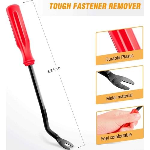 120pcs 6.3mm 8mm 9mm 10mm Bumper Push Rivet Clips + Fastener Remover - 6 different Push pin rivet for many brand vehicles