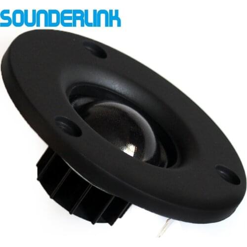 2 Piece/lot Audio Labs HiFi silk soft Dome speaker tweeter unit 3" inch unit 6 Ohm and 8 Ohm desktop monitor home theater Diy