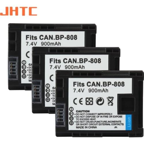BP-808 BP-809 BP-819 BP-827 BP808 BP 808 809 Battery 900mAh for Canon FS300 FS100 XA10 VIXIA HG20 HF21 HF S11 HF S10 HF11 Camera