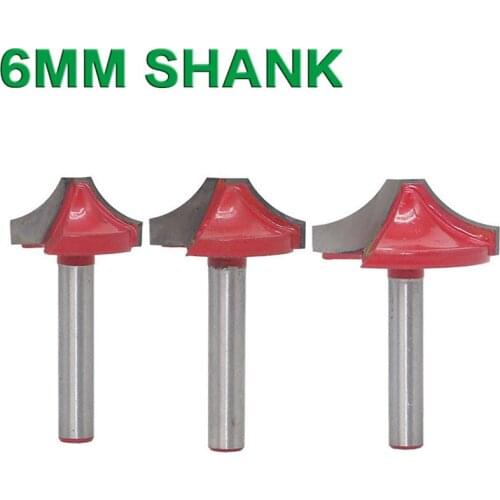 1pc 6mm SHANK Tungsten carbide cnc router bit woodworking cutter open end carving bits