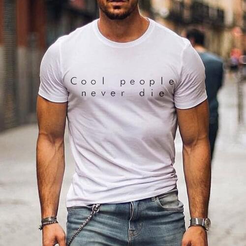 2021 Short Sleeve Oversize T Shirts for Men Letter Printed Fashion Streetwear Summer Clothing Short-sleeved Mens Slim T-shirt