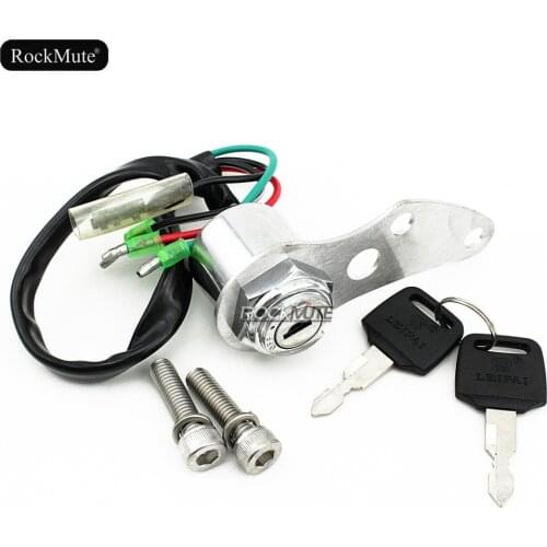 Ignition Switch Key Lock Set 4 Wires For Suzuki DR-Z DRZ 400S DRZ400S 2000-2019, DRZ400SM 2005-2009, DRZ250 01-07, DR250 98-00