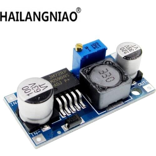 DC DC Buck Converter KIT Adjustable Power Supply DC-DC Step Down Adapter 3A LM2596HVS LM2596HV Step Down Power 4.5-50V To 3-40V