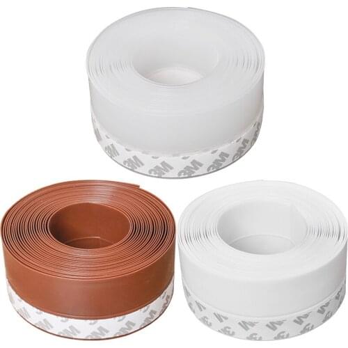 5m Windshield Sealing Tape Door Bottom Seal Strip Weather Window Rubber Weatherstrip Windproof Dust Self Adhesive Self-adhesive