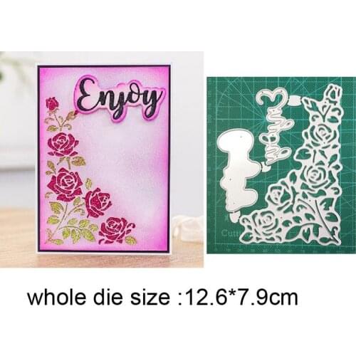Craft metal cutting dies cut die mold Flower Leaf Corner Decoration Scrapbook paper craft knife mould blade punch stencils dies