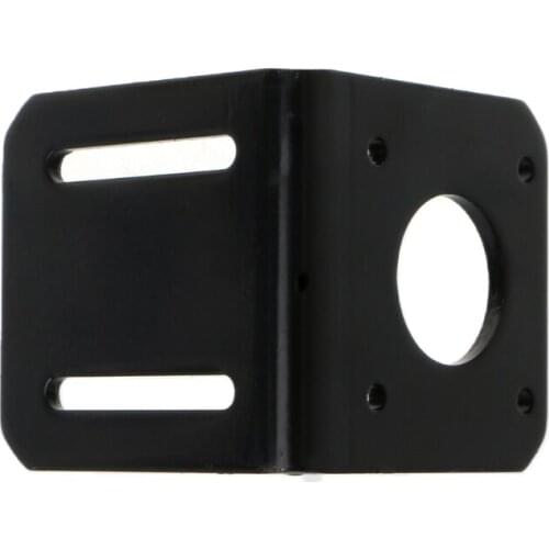 Mounting Bracket Holder For Nema 17 Stepper Motor 3D Printer Black 42mm Alloy Steel