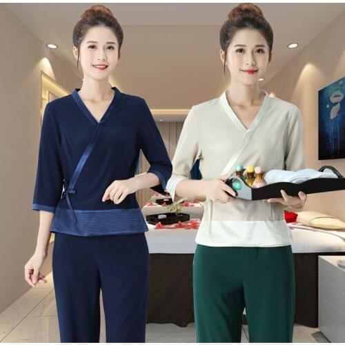New Beauticians Work Clothes Womens Beauty Salon Massage Foot Health Club Work Clothes