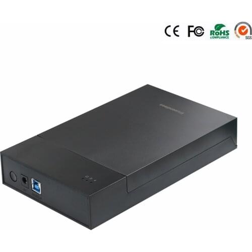 2017 Plastic Optibay Case Rushed Hd Externo Case Hd 3.5 Sata to usb3.0 HDD Enclosure Caja Disco Duro Fast Speed Case For 7/9.5mm