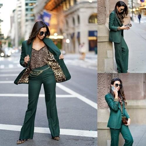 Casual Womens Blazer Suit With Wide Leg Pants Fashion Jacket Free Style For Daily Business Office Ladies