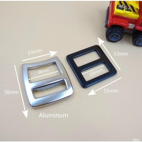 Adjustable thickened hooks buckle for bags luggages belt 38mm 1.5inches 2pcs diy accessories silver gun black snap hook