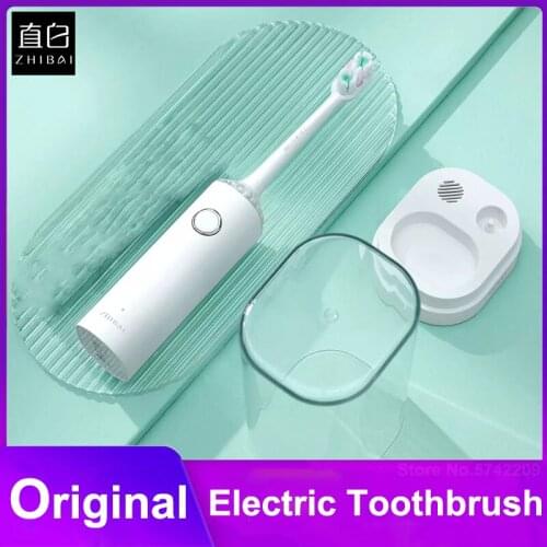 Youpin Zhibai Sonic Electric Toothbrush Rechargeable Tooth Brushes Vibration Cleaning Smart Reminder With Toothbrush Cup