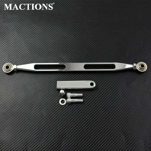 1PCS Motorcycles Gear Shift Linkage Lever Chrome CNC 330mm For Harley Touring Dyna Softail Electra Glide Fat Boy Road King CVO