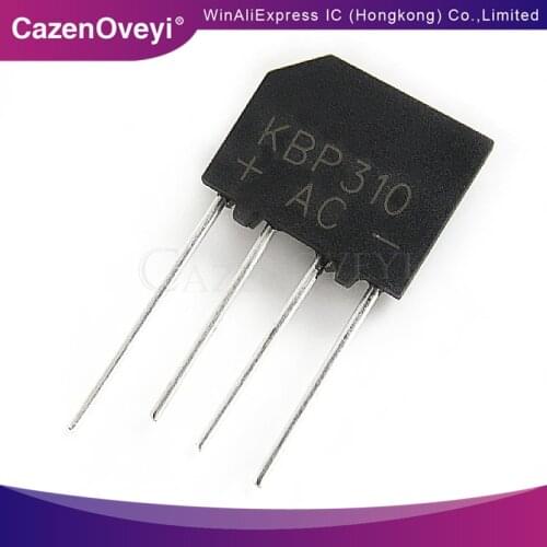 10pcs/lot KBP310 KBL-310 SIP-4 3A 1000V Bridge Rectifier new and original In Stock